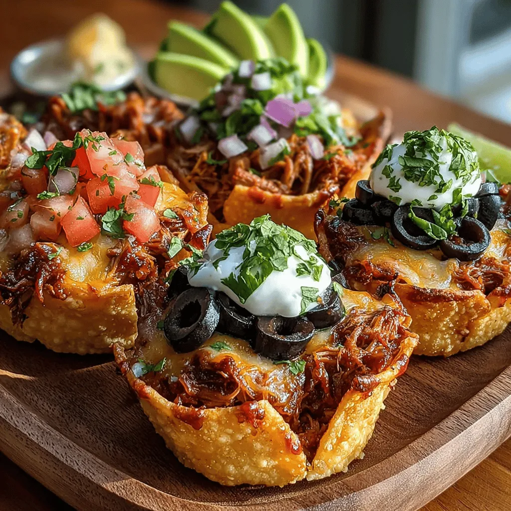 Nachos have long held a cherished spot in the world of snacking and party foods, renowned for their versatility, crunch, and ability to bring people together. Whether served at a lively get-together, a backyard barbecue, or simply enjoyed during a cozy movie night at home, nachos have evolved far beyond their humble beginnings. Traditionally topped with ingredients like cheese, jalapeños, and ground meat, this beloved dish has also embraced a more health-conscious approach, allowing for plant-based alternatives that cater to a diverse range of dietary preferences. Enter the Mini BBQ Jackfruit Nacho Cups, a delightful fusion that promises to satisfy cravings while being entirely vegan.