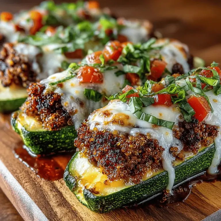 When it comes to preparing a wholesome, delicious meal on a busy weeknight, Zesty Turkey-Stuffed Zucchini Boats stand out as an exceptional choice. This recipe combines the earthy goodness of zucchini with a savory filling that packs a flavorful punch. Not only is it a feast for the senses, but it also caters to various dietary preferences, making it a versatile option for families and health-conscious individuals alike.