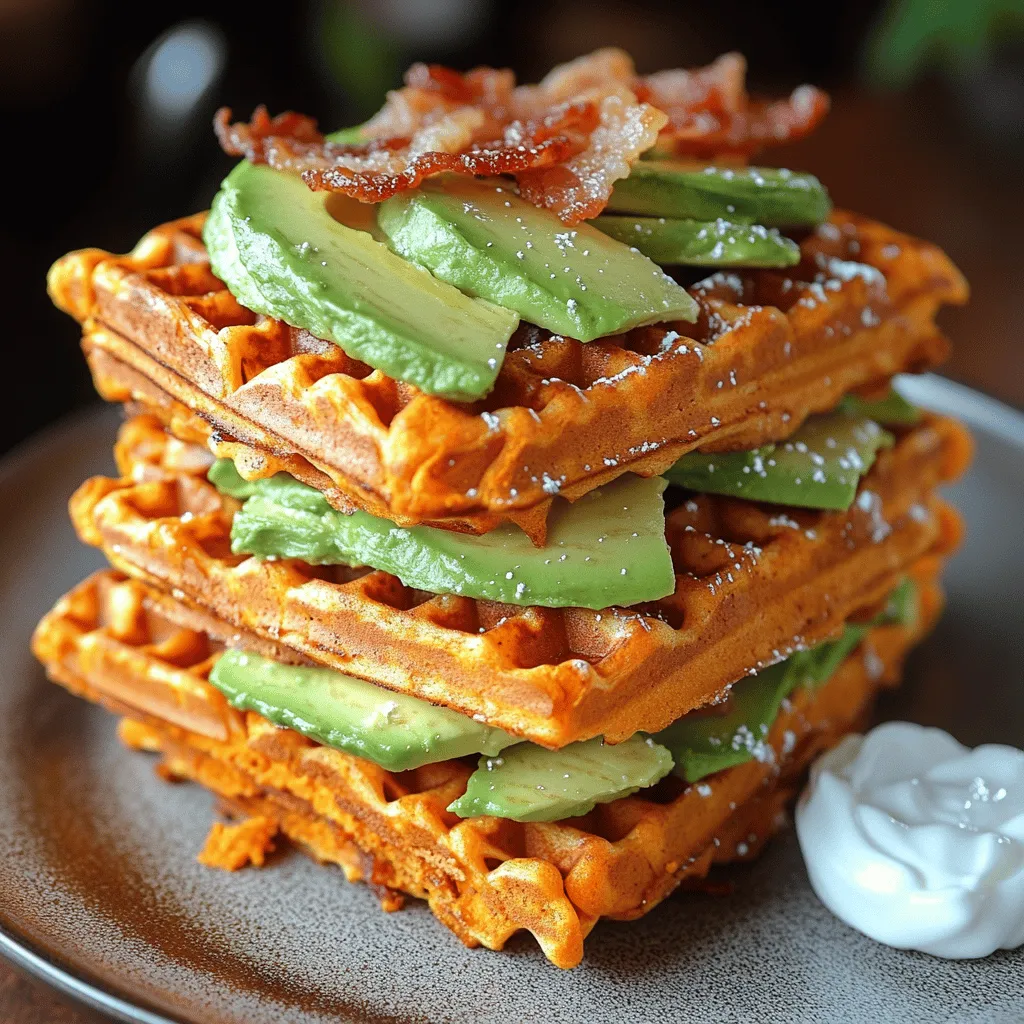 Cheesy Sweet Potato Waffle Sandwiches present an innovative and delicious way to enjoy the beloved combination of sweet potatoes and cheese. This dish blends the natural sweetness of roasted sweet potatoes with the savory richness of melted cheese, all encapsulated in a crispy waffle exterior. The unique combination of flavors and textures makes every bite a delightful experience, appealing to both sweet and savory palates.