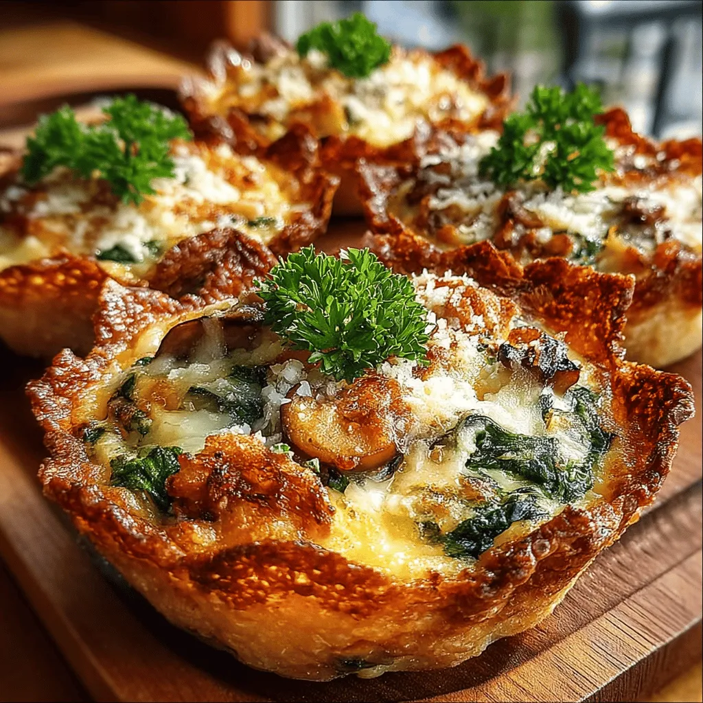 Mini quiches have become a staple in modern kitchens, celebrated for their versatility and ease of preparation. The Savory Spinach & Mushroom Mini Tortilla Quiches stand out not only for their delightful flavor combination but also for their appeal across various occasions. Whether you're hosting a brunch, looking for a unique appetizer, or simply in need of a satisfying snack, these mini quiches are the perfect solution. They offer a deliciously savory experience wrapped in a handy tortilla shell, making them a favorite among both adults and children.