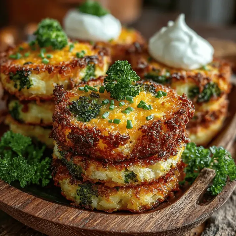 When it comes to culinary creations that delight both the palate and the eye, Mini Cheddar Broccoli Hash Stacks are a standout choice. This recipe offers a delightful combination of flavors and textures, making it a versatile addition to any meal plan. Whether you're looking for a snack, an appetizer for a gathering, or a unique side dish to accompany your main course, these hash stacks deliver on all fronts. The union of crispy grated potatoes, tender broccoli, and sharp cheddar cheese creates a dish that is not only satisfying but also showcases the vibrant colors and nutritious benefits of its ingredients.