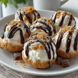 To create the base for your Crispy Biscoff Frozen Yogurt Treats, start by combining Greek yogurt, Biscoff cookie spread, and a touch of vanilla extract in a large mixing bowl. Using a whisk or a hand mixer, blend these ingredients together until they are completely smooth and fully incorporated.