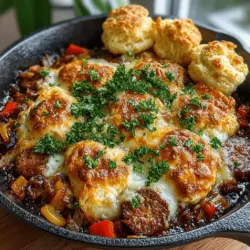 Mini Sausage and Pepper Skillet Bites are a culinary treat that marries convenience with flavor, making them a perennial favorite for gatherings and quick family meals alike. These bite-sized morsels bring together the savory goodness of sausages and the vibrant crunch of bell peppers, offering a delightful combination that is sure to please any palate. Whether you’re hosting a party, preparing a family dinner, or looking for a quick weeknight meal, this dish delivers in taste and presentation.