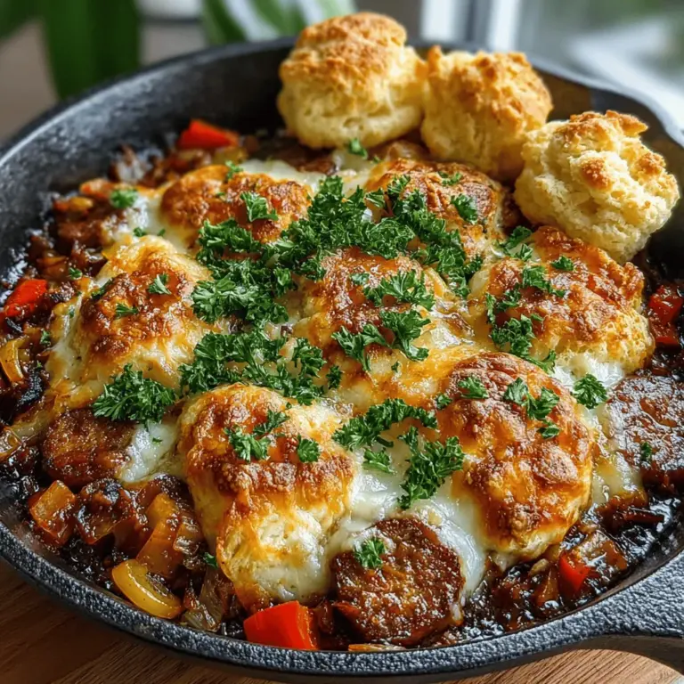 Mini Sausage and Pepper Skillet Bites are a culinary treat that marries convenience with flavor, making them a perennial favorite for gatherings and quick family meals alike. These bite-sized morsels bring together the savory goodness of sausages and the vibrant crunch of bell peppers, offering a delightful combination that is sure to please any palate. Whether you’re hosting a party, preparing a family dinner, or looking for a quick weeknight meal, this dish delivers in taste and presentation.