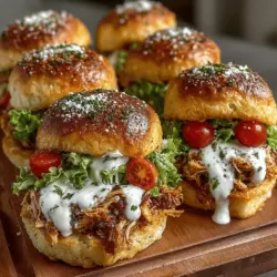 Mini Chicken Caesar Biscuit Sliders Recipe