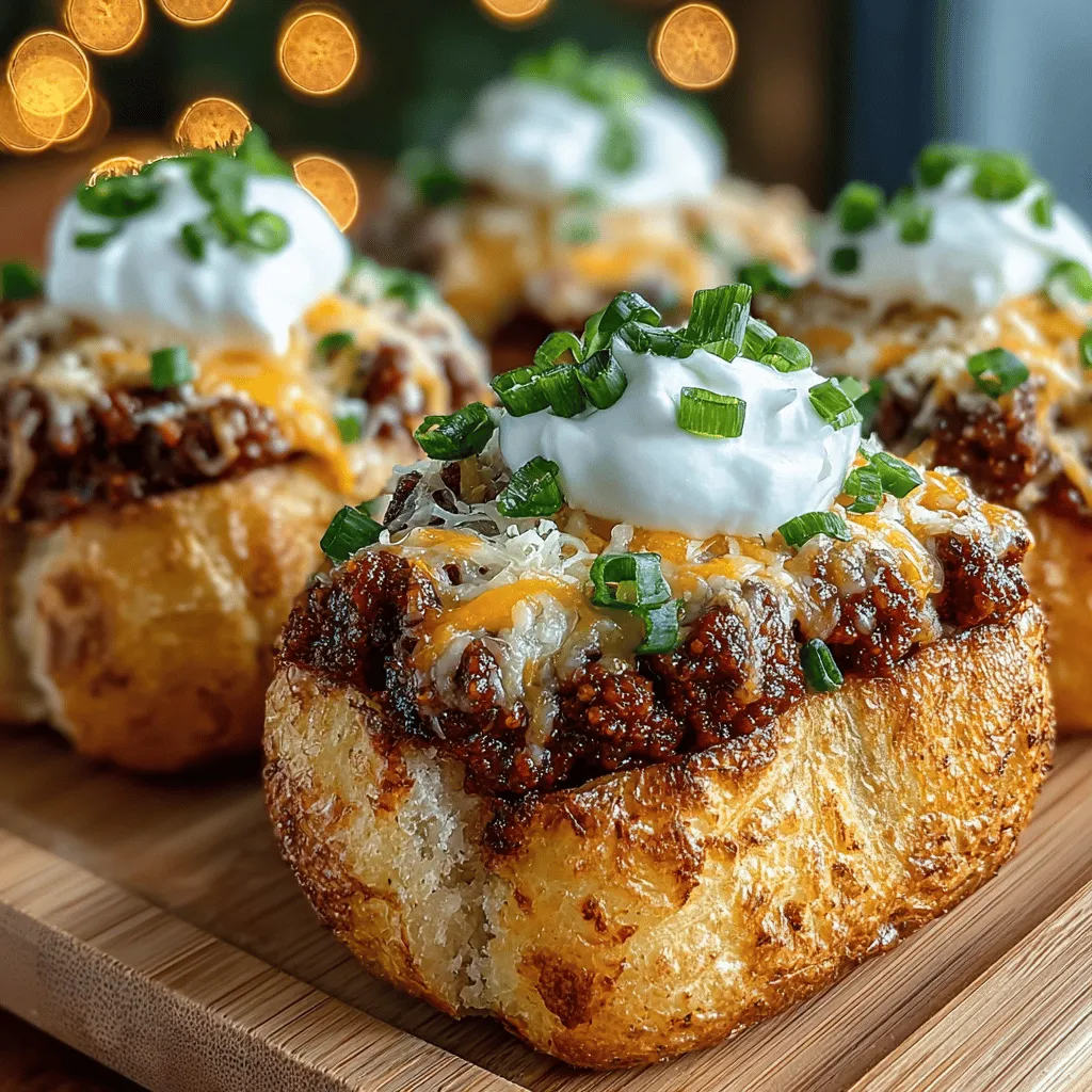 When you're in the mood for an indulgent snack that combines the rich, familiar flavors of baked potatoes, hearty chili, and gooey cheese, look no further than Cheesy Chili Baked Potato Bites. This dish is not just a treat for the taste buds; it’s also a versatile option perfect for various occasions, from lively gatherings and game-day celebrations to cozy weeknight dinners. With just a handful of ingredients and a straightforward cooking process, these delightful bites are sure to become a staple in your recipe repertoire.