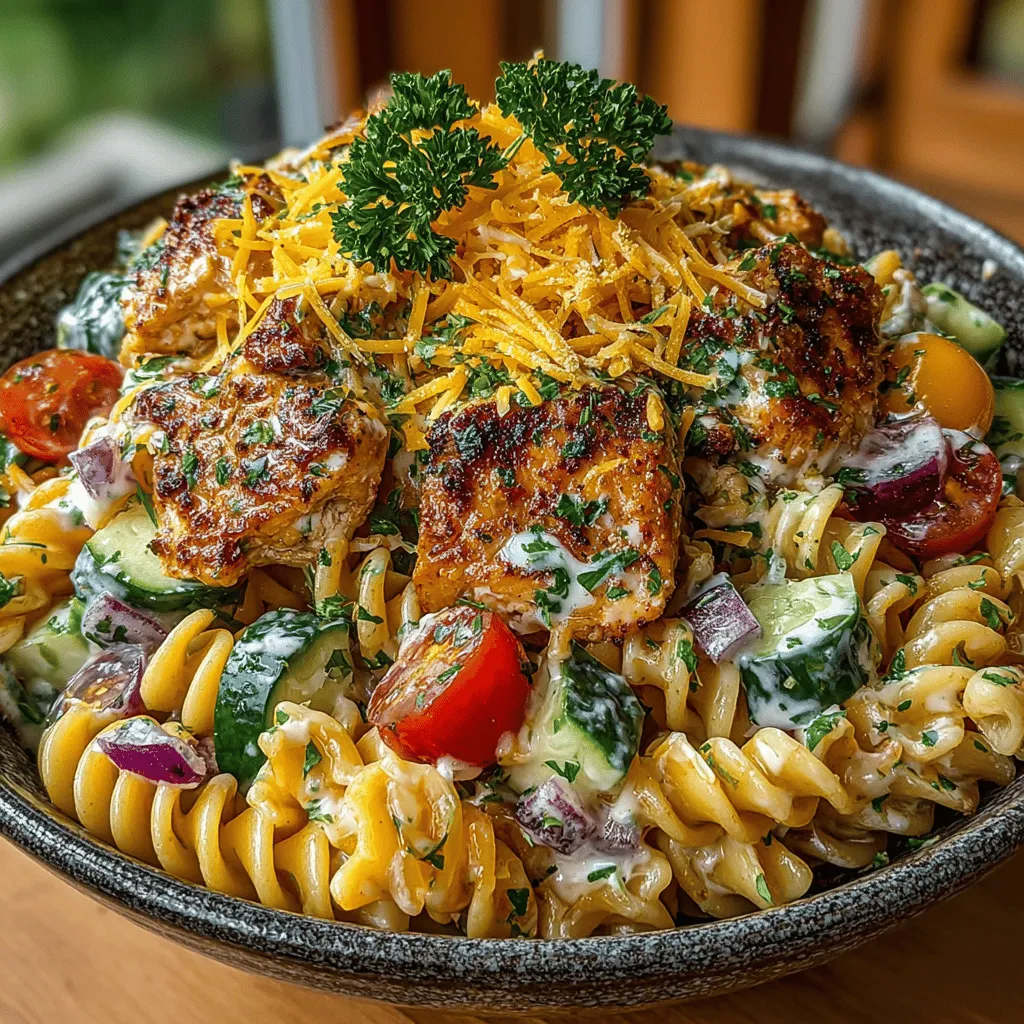When it comes to satisfying meals that are both filling and nutritious, few dishes can compete with a well-crafted pasta salad. The Zesty Chicken Ranch Pasta Salad is a prime example of this, offering a delightful mix of flavors that appeal to both the palate and the eye. This dish not only serves as a hearty meal but also captures the essence of summer gatherings, picnics, or a quick weeknight dinner.