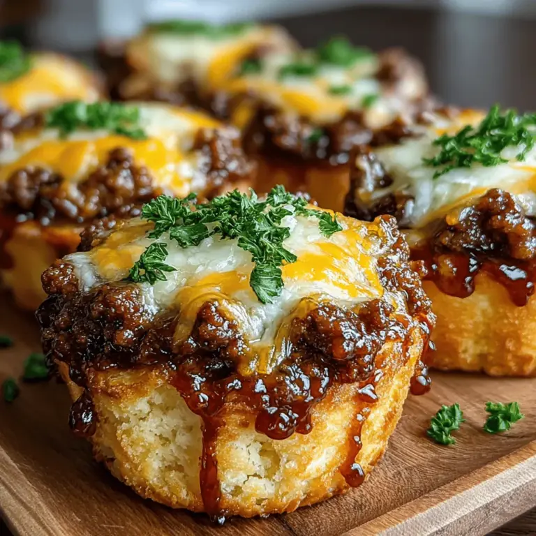 Creating the perfect biscuit dough is essential for your Sloppy Joe Biscuit Cups. The dough serves as the perfect vessel for holding the delicious filling while providing a light, flaky texture. Here’s how to prepare the biscuit dough with care: