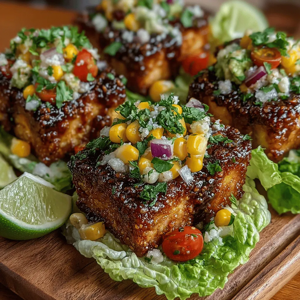 In recent years, plant-based diets have surged in popularity as more individuals seek nutritious meal options that are both satisfying and easy to prepare. One standout recipe that embodies these qualities is Mini BBQ Tofu Lettuce Boats. These delightful bites are perfect for a light meal, appetizer, or a fun party dish. Featuring firm tofu tossed in a rich BBQ sauce and wrapped in crisp lettuce leaves, this recipe is not only quick to make but also packed with flavor and texture. In this article, we’ll delve into the ingredients, step-by-step preparation, and the many reasons why these Mini BBQ Tofu Lettuce Boats are a fantastic addition to your culinary repertoire.
