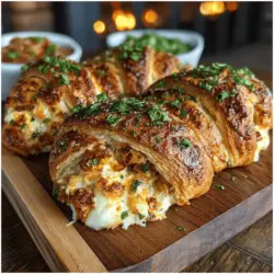 In the world of appetizers, few dishes can compete with the irresistible charm of freshly baked rolls. Our Spicy Green Chili Cheddar Crescent Rolls bring together the warmth of homemade comfort food with a kick of spice, making them a perfect choice for gatherings or a cozy night in. This delightful recipe combines creamy cheese, zesty green chilies, and flaky crescent dough, resulting in a treat that is both easy to prepare and sure to impress your guests. With their golden-brown exterior and savory filling, these rolls are not just a dish; they are an experience that engages the senses.