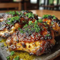 Sweet & Tangy Honey Mustard Baked Chicken Drumsticks