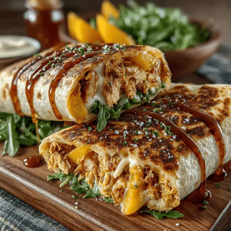 In recent years, wraps have surged in popularity as a versatile meal option that caters to a variety of tastes and dietary needs. Whether enjoyed as a quick lunch, a satisfying dinner, or a convenient on-the-go snack, wraps offer a world of possibilities. One recipe that stands out among the crowd is the Peachy Keen Sweet and Spicy Wraps. This delightful dish combines the sweetness of ripe peaches with a kick of spice, creating a unique and tantalizing flavor profile that is sure to impress.