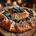 If you're searching for a dessert that is both simple and stunning, look no further than the rustic pear and blueberry galette. This delightful treat combines the sweetness of ripe pears with the tartness of fresh blueberries, all enveloped in a flaky, golden crust. Unlike more elaborate desserts that require precise techniques and intricate decorations, a galette embraces a charmingly imperfect aesthetic, making it an ideal choice for both casual family dinners and elegant gatherings alike.