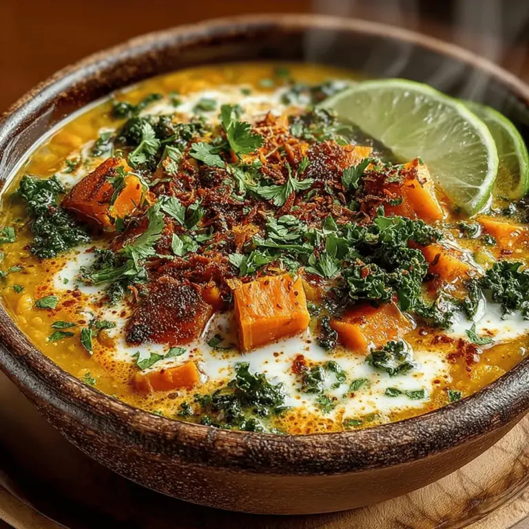 As the chill of autumn sets in and winter approaches, there’s nothing quite like a warm bowl of stew to comfort the soul and nourish the body. Enter the Warm & Spicy Sweet Potato Lentil Stew—a hearty, vibrant dish that not only tantalizes your taste buds but also delivers a powerhouse of nutrition. This stew combines the natural sweetness of sweet potatoes with the earthy richness of lentils, creating a delightful harmony of flavors that’s sure to become a staple in your kitchen.