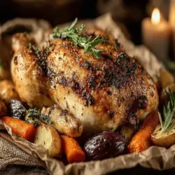 As the leaves begin to change and the air turns crisp, there's a certain magic in the kitchen that invites us to embrace the comforting flavors of autumn. One recipe that perfectly encapsulates the essence of this season is the "Harvest Bliss: Autumn Herb Roast Chicken with Root Veggies." This dish not only celebrates the bounty of fall produce but also offers a delightful combination of flavors that warms the soul and nourishes the body.