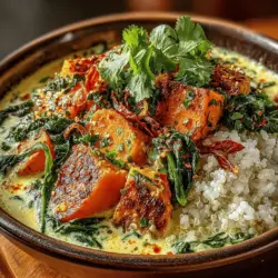Sweet Potato & Spinach Curry Recipe