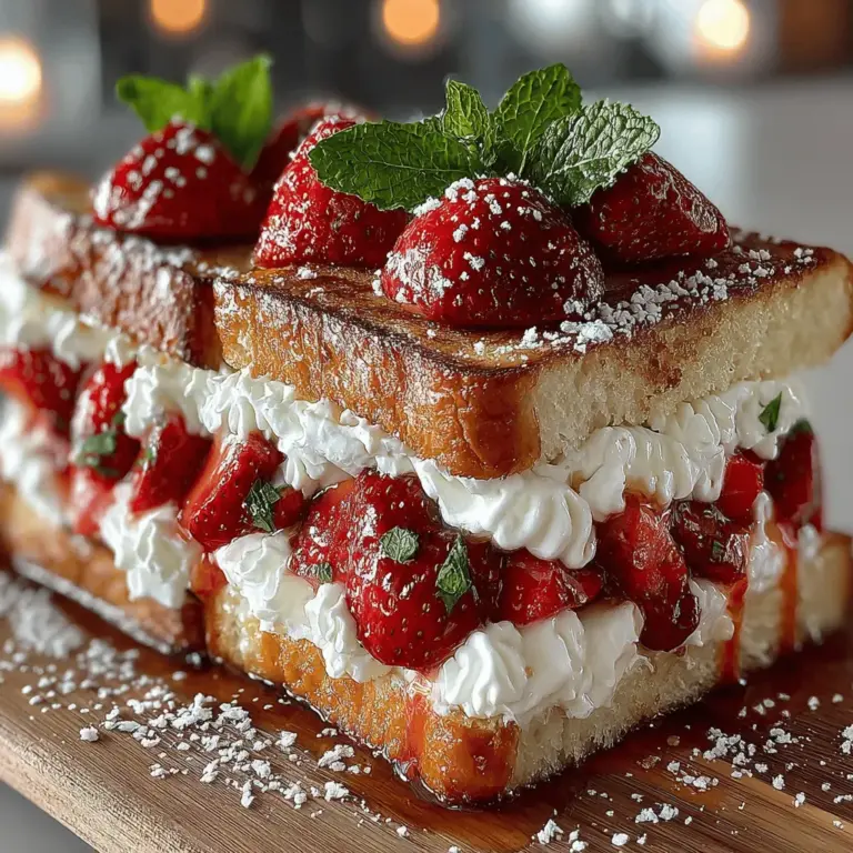 If you're searching for a delightful dessert to brighten your day, look no further than the Strawberries ‘n Cream Sando. This delectable treat is ideal for warm, sunny afternoons or special gatherings, offering a refreshing combination of flavors and textures that's sure to impress. At its core, this sandwich features slices of soft brioche or milk bread, which cradle a generous filling of luscious whipped cream and ripe, juicy strawberries. The result is a visually appealing and utterly irresistible dessert that balances sweetness with a hint of tartness.