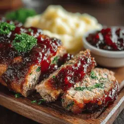 Cranberry Maple Glazed Meatloaf: A Comfort Food Delight