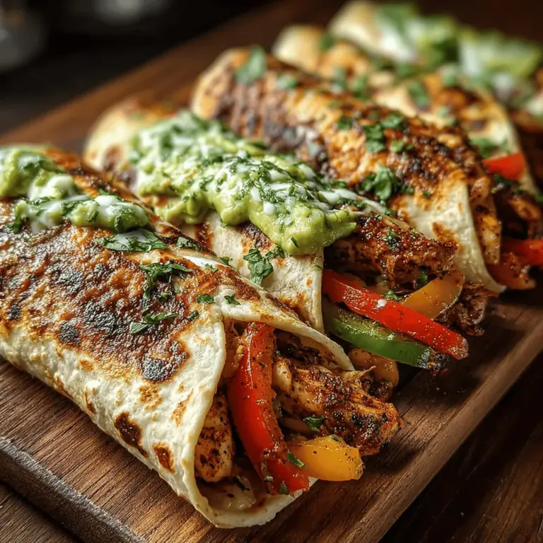 Discover the vibrant flavors of Zesty Chicken Fajita Wraps with Creamy Avocado, a dish that brings together tender chicken, colorful vegetables, and a rich avocado spread for a delightful meal any day of the week. This recipe is a celebration of fresh ingredients and bold spices, making it not just easy to prepare but also incredibly satisfying. Whether you’re looking for a quick dinner option or a tasty lunch, these wraps are sure to become a favorite in your culinary repertoire.