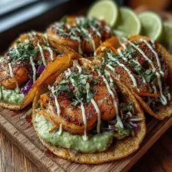 Zesty Shrimp Tacos with Creamy Avocado Bliss
