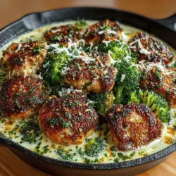 Creamy Garlic Chicken and Broccoli Skillet Recipe