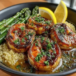 Shrimp and asparagus have long been celebrated in culinary circles for their vibrant flavors, versatility, and health benefits. These two ingredients shine in a multitude of dishes, offering not only a satisfying meal but also a colorful presentation that appeals to the eyes as much as the palate. Among the countless preparations, the Zesty Lemon Garlic Shrimp and Asparagus Bowls stands out as a delightful and healthy option, perfect for any occasion—whether a quick weeknight dinner or an elegant gathering with friends.