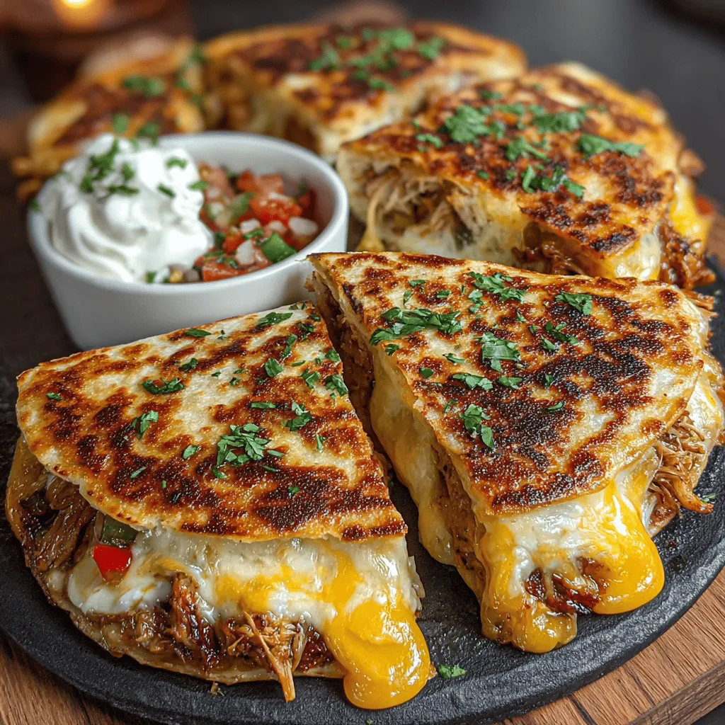 In the bustling world of family mealtime, finding recipes that are both delicious and appealing to kids can be a challenge. Enter Kid-Friendly Chicken Fajita Quesadillas, a delightful dish that combines the savory flavors of chicken, colorful veggies, and melted cheese, all wrapped in a warm tortilla. This recipe is not only simple to prepare but also allows for customization based on your child's preferences, making it a versatile option for any family. Perfect for busy weeknights or a fun weekend lunch, these quesadillas are sure to become a family favorite.