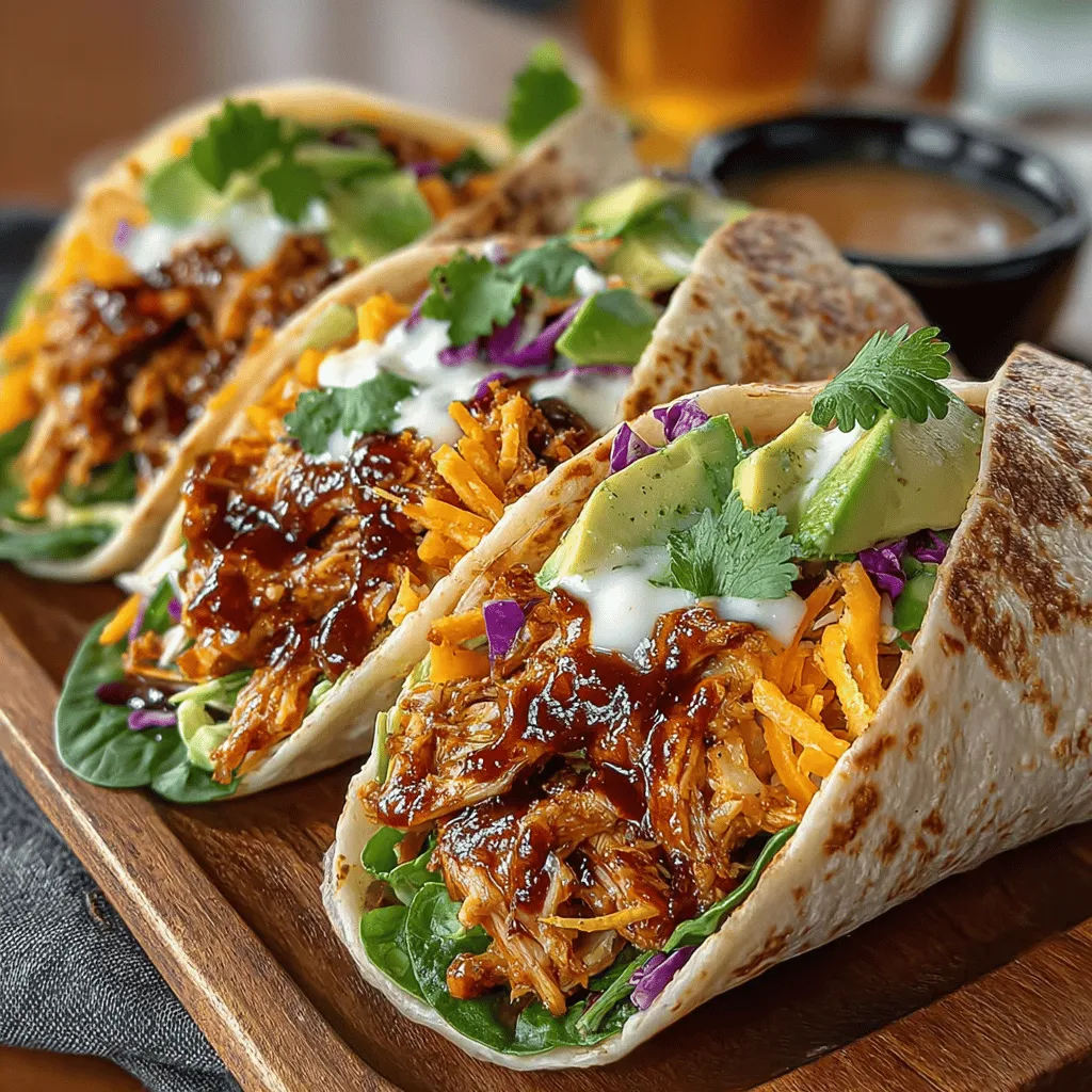 Savory BBQ Chicken and Sweet Potato Wraps are a delightful and wholesome dish that effortlessly combines flavor and nutrition. This versatile recipe is perfect for any meal occasion, whether you’re looking for a quick lunch, a satisfying dinner, or a healthy snack. The balance of textures and flavors in this wrap—featuring the sweetness of roasted sweet potatoes, the savory richness of BBQ chicken, and the freshness of greens—makes it a favorite among families and health enthusiasts alike.