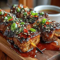 Sweet Sticky Teriyaki Chicken Skewers