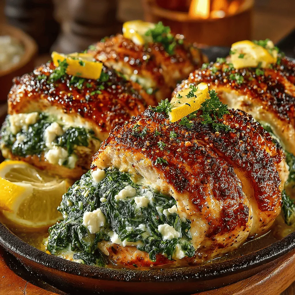 Stuffed chicken breasts are a culinary favorite that combines the succulent flavors of juicy chicken with an array of delicious fillings. This method not only elevates the presentation of the dish but also allows for a creative and satisfying dining experience. One standout recipe in this category is the Spinach & Feta Delight, which showcases a harmonious blend of flavors and nutrients. The combination of fresh spinach and tangy feta cheese creates a delightful filling that is both savory and comforting, making it an ideal choice for any meal, whether it’s a weeknight dinner or a special occasion.