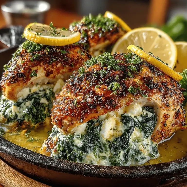 Stuffed chicken breasts are a culinary favorite that combines the succulent flavors of juicy chicken with an array of delicious fillings. This method not only elevates the presentation of the dish but also allows for a creative and satisfying dining experience. One standout recipe in this category is the Spinach & Feta Delight, which showcases a harmonious blend of flavors and nutrients. The combination of fresh spinach and tangy feta cheese creates a delightful filling that is both savory and comforting, making it an ideal choice for any meal, whether it’s a weeknight dinner or a special occasion.
