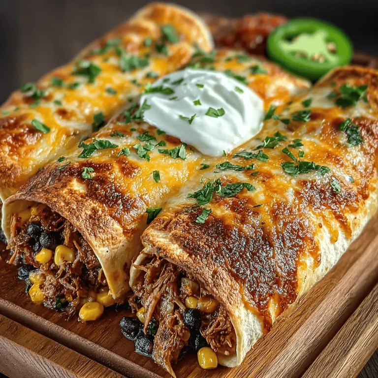 - 2 cups shredded cooked chicken - 1 can (15 oz) black beans, drained and rinsed - 1 cup corn kernels (fresh, frozen, or canned) - 1 cup salsa (mild or spicy, depending on preference) - 1 teaspoon ground cumin - 1 teaspoon smoked paprika - 1 teaspoon garlic powder - 1 teaspoon onion powder - 8-10 corn tortillas - 1 cup shredded cheese (cheddar or Mexican blend) - Fresh cilantro for garnish (optional) - Olive oil for greasing the baking dish