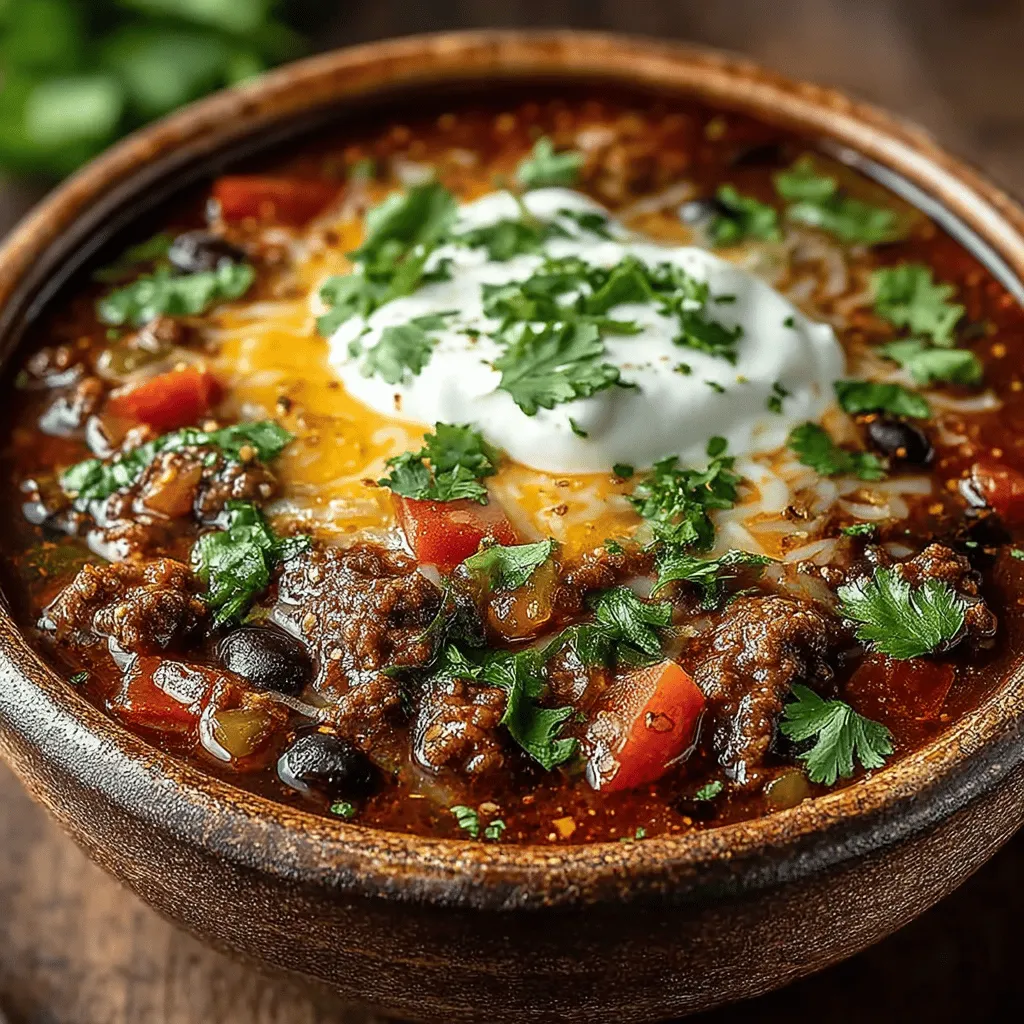 In today's fast-paced world, the need for quick, satisfying meals has never been more pronounced. Busy weeknights often leave little room for elaborate cooking, and that's where recipes like Speedy Beef and Black Bean Chili come into play. This dish stands out as a quintessential comfort food, offering a delightful combination of rich flavors and nutritious ingredients. It is tailored for those who appreciate the balance between convenience and taste, making it an ideal option for casual gatherings or a cozy family dinner.