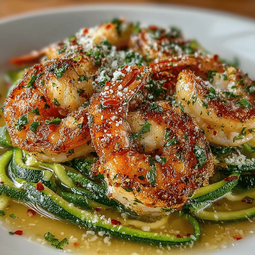 In the quest for healthy yet delicious meal options, Sizzling Garlic Shrimp with Zucchini Noodles emerges as a standout choice. This dish brilliantly marries the succulent flavor of shrimp with the light, refreshing texture of zucchini noodles, offering a vibrant alternative to traditional pasta dishes. With its enticing aroma and mouthwatering taste, it not only satisfies cravings but also supports a balanced diet.