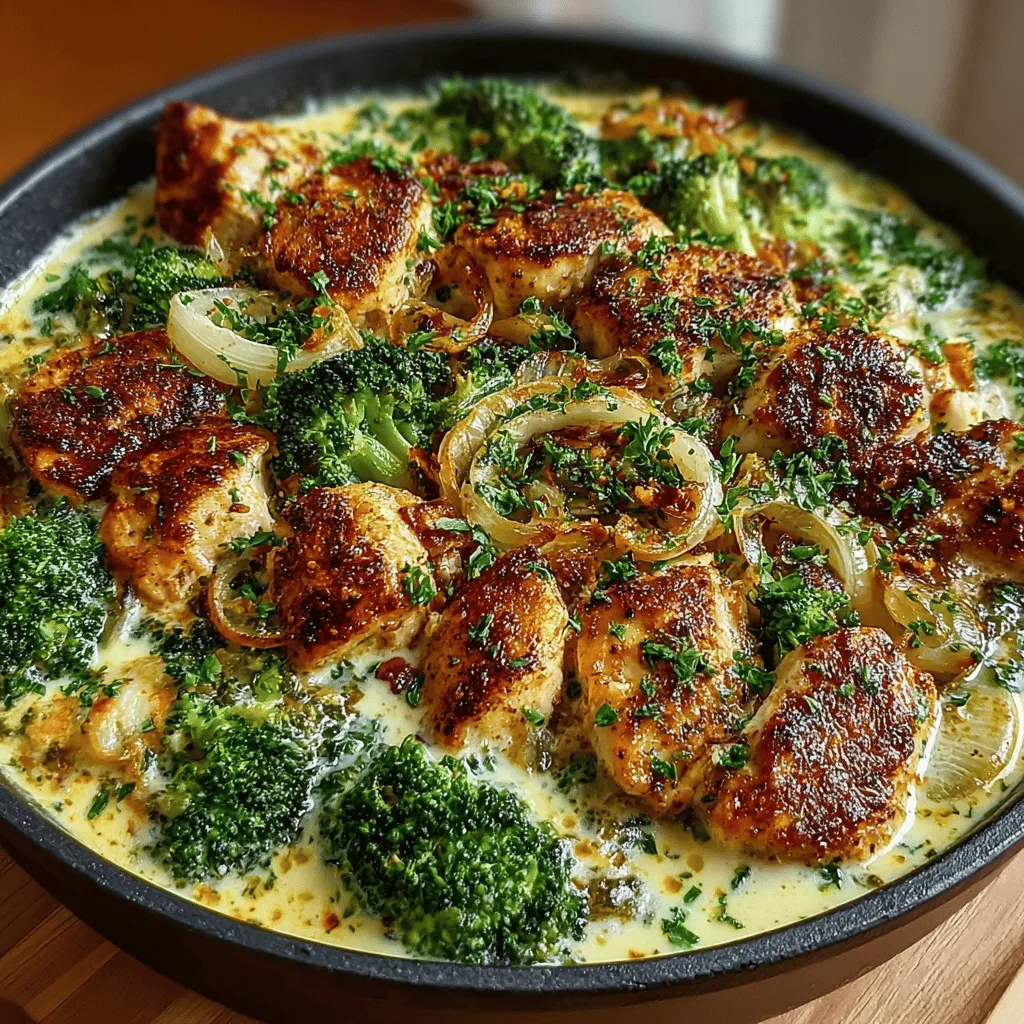 In today’s busy world, finding the time to prepare a wholesome meal can be a challenge. The Creamy Chicken and Broccoli Skillet Dinner is the perfect solution for those looking to whip up a delicious and nutritious dish in no time. With tender chicken and vibrant broccoli bathed in a rich, creamy sauce, this recipe not only satisfies hunger but also adds a touch of elegance to your dinner table. Explore this comprehensive guide to learn how to make this delightful dish, along with insights on its nutritional benefits and pairing suggestions.