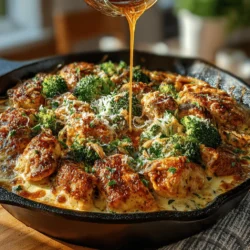 In today’s busy world, finding the time to prepare a wholesome meal can be a challenge. The Creamy Chicken and Broccoli Skillet Dinner is the perfect solution for those looking to whip up a delicious and nutritious dish in no time. With tender chicken and vibrant broccoli bathed in a rich, creamy sauce, this recipe not only satisfies hunger but also adds a touch of elegance to your dinner table. Explore this comprehensive guide to learn how to make this delightful dish, along with insights on its nutritional benefits and pairing suggestions.