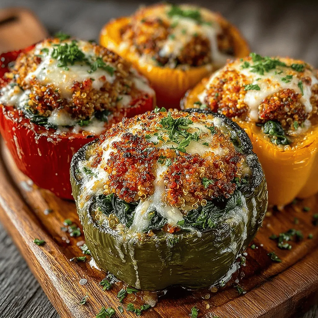 Stuffed peppers are more than just a meal; they represent a versatile and nutritious dish that transcends cultural boundaries and culinary traditions. Whether you’re looking for a quick weeknight dinner, a colorful addition to your meal prep, or a dish that impresses at gatherings, stuffed peppers can adapt to fit any occasion. This recipe for Savory Turkey and Spinach Stuffed Peppers highlights the benefits of using ground turkey and spinach as filling ingredients, offering a healthful, flavorful, and satisfying option for various dietary preferences. The ease of preparation paired with the delicious outcome makes this dish a standout choice for anyone seeking to incorporate wholesome ingredients into their diet.