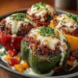 Stuffed peppers are more than just a meal; they represent a versatile and nutritious dish that transcends cultural boundaries and culinary traditions. Whether you’re looking for a quick weeknight dinner, a colorful addition to your meal prep, or a dish that impresses at gatherings, stuffed peppers can adapt to fit any occasion. This recipe for Savory Turkey and Spinach Stuffed Peppers highlights the benefits of using ground turkey and spinach as filling ingredients, offering a healthful, flavorful, and satisfying option for various dietary preferences. The ease of preparation paired with the delicious outcome makes this dish a standout choice for anyone seeking to incorporate wholesome ingredients into their diet.