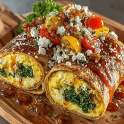 In the realm of breakfast options, few dishes can rival the nutritious appeal of a baked egg and spinach wrap. This recipe offers not only a delicious start to your day but also a wholesome combination of flavors and textures that will keep you energized. Whether you are a busy professional, a parent preparing meals for the family, or a health-conscious individual looking for a quick yet satisfying option, this baked egg and spinach wrap is a perfect choice. It’s versatile enough to suit various dietary needs and preferences, making it an ideal candidate for meal prep or a cozy weekend breakfast.