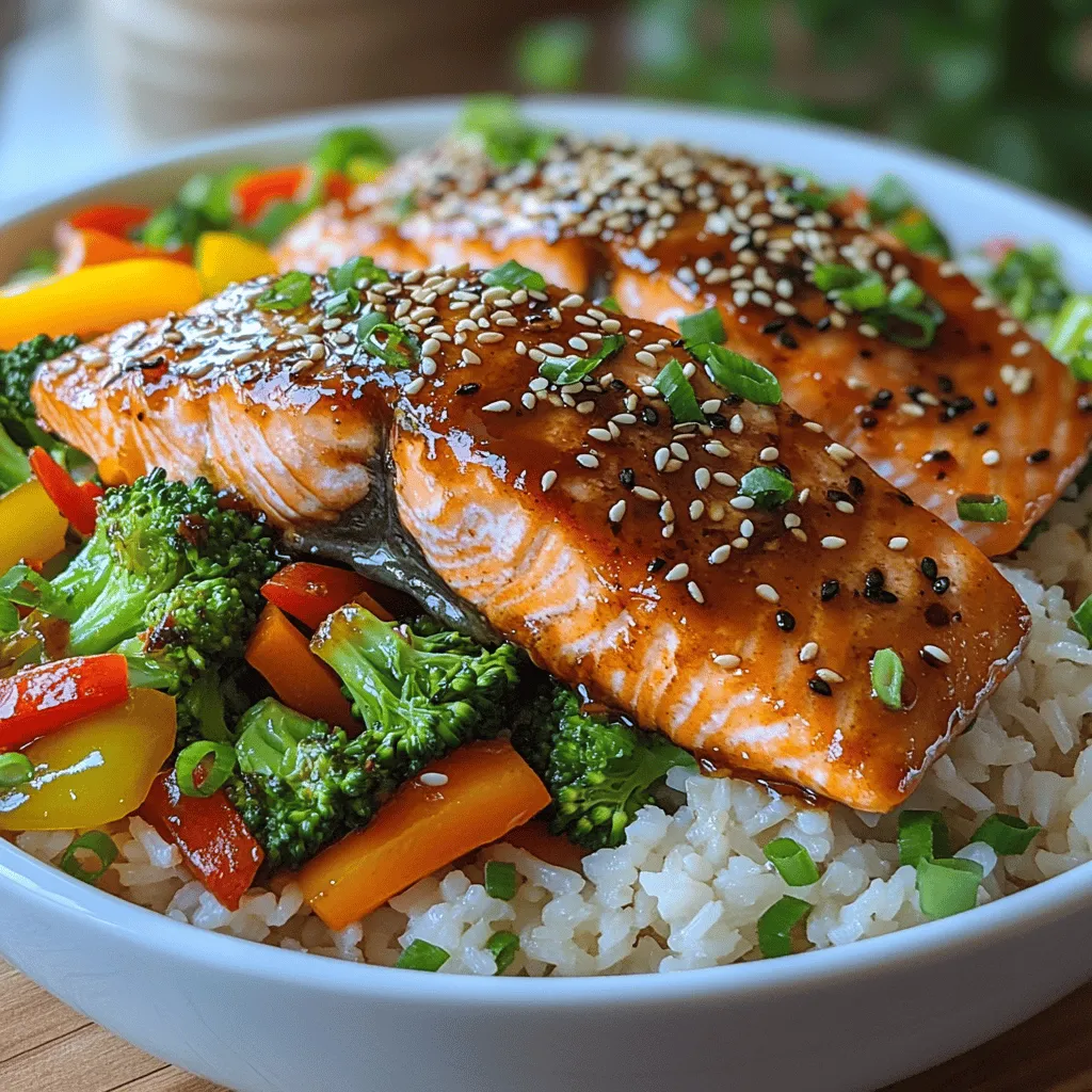 If you’re looking for a delicious and nutritious meal that can be whipped up in no time, the Quick & Zesty Teriyaki Salmon Bowl is the perfect choice. This dish combines succulent salmon with vibrant vegetables, all drizzled in a rich teriyaki sauce, making it not only visually appealing but also bursting with flavor. The best part? You can prepare this delightful bowl in under 30 minutes, making it an ideal option for busy weeknights or a quick lunch at home.