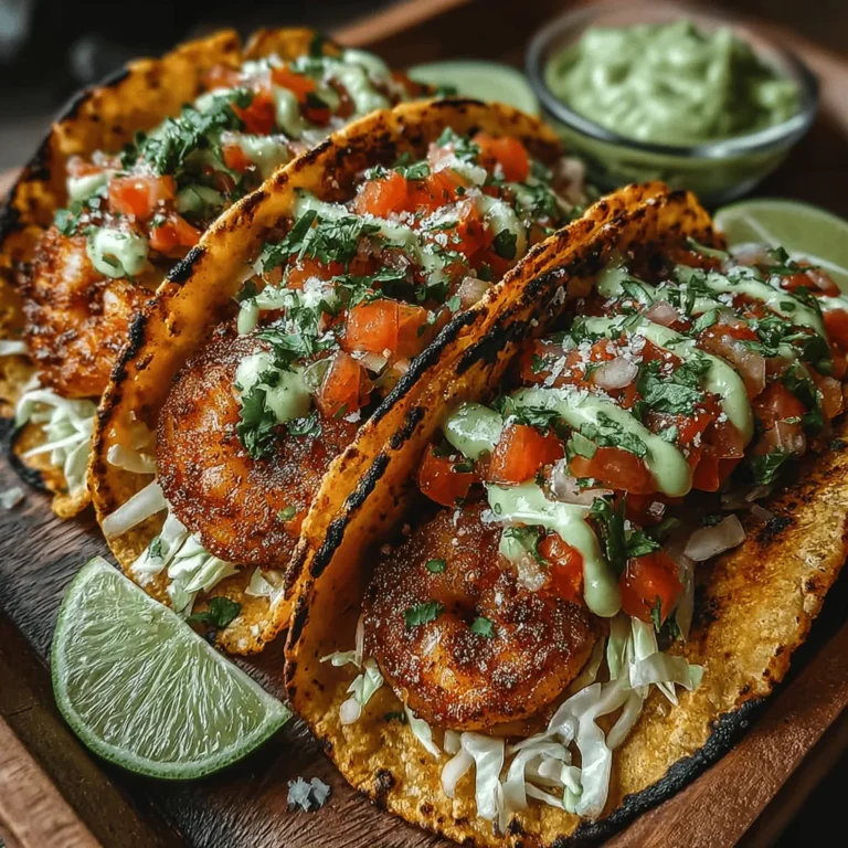 - 1 pound large shrimp, peeled and deveined - 1 tablespoon olive oil - 1 teaspoon smoked paprika - 1 teaspoon cumin - 1 teaspoon garlic powder - Salt and pepper, to taste - 8 small corn or flour tortillas - 1 cup shredded cabbage - 1 cup diced tomatoes - 1/2 cup radishes, thinly sliced - Fresh cilantro, for garnish (optional)
