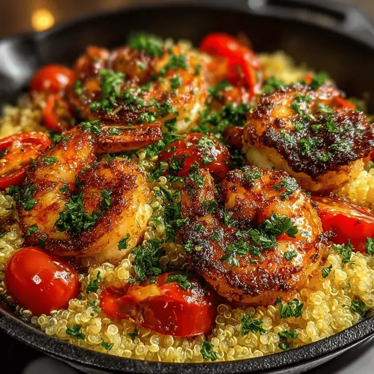 When it comes to weeknight dinners, the hustle and bustle of everyday life can often make it challenging to prepare healthy and satisfying meals. Enter the Zesty One-Pan Lemon Garlic Shrimp and Quinoa, a vibrant dish that not only delivers a burst of flavors but also embodies the essence of convenience. This recipe is perfect for those busy evenings when you crave something delicious yet nutritious without the cumbersome clean-up associated with traditional cooking.