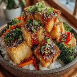 To start crafting your Sizzling Teriyaki Tofu & Broccoli Delight, the sauce is essential for setting the flavor foundation of the dish. Begin by gathering your sauce ingredients: low-sodium soy sauce, mirin (or rice vinegar), maple syrup (or agave syrup), minced garlic, and fresh grated ginger.