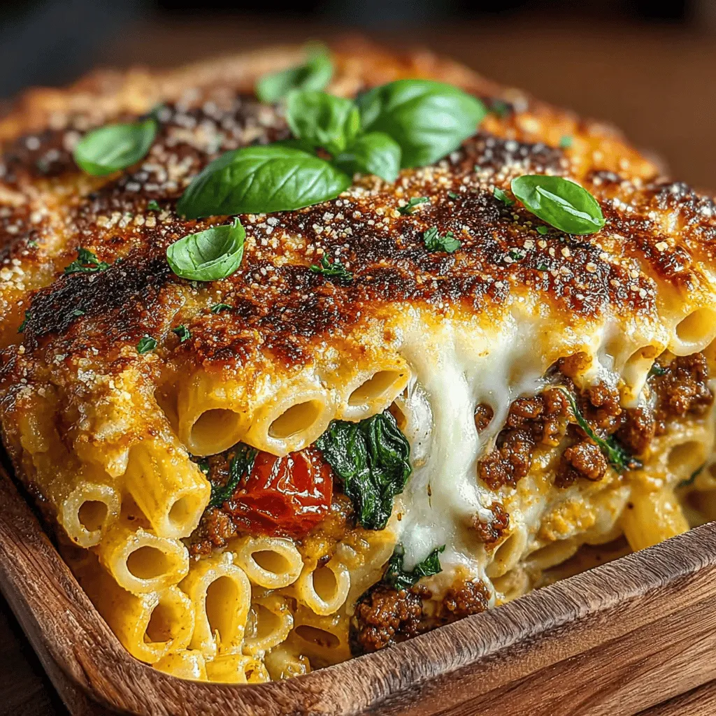 Pasta bakes are the epitome of comfort food, offering warmth, heartiness, and the nostalgic flavors that make family meals special. Among the many variations, Cheesy Beef and Spinach Pasta Bake stands out as a delightful fusion of rich tastes and textures, making it an ideal centerpiece for any dinner table. This dish is not just a feast for the palate; it's a wholesome meal that brings together essential nutrients and satisfying flavors that everyone can enjoy.