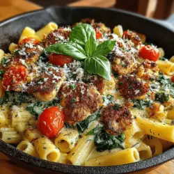 Creamy Tuscan Chicken Pasta is a delightful dish that brings the essence of Italian cuisine to your dining table. Renowned for its rich, comforting flavors, this pasta recipe combines tender chicken, vibrant vegetables, and a luscious creamy sauce, making it the perfect choice for a satisfying meal. Whether you are looking for a quick weeknight dinner or a dish to impress guests, this recipe stands out for its ease of preparation and deliciously fresh ingredients.