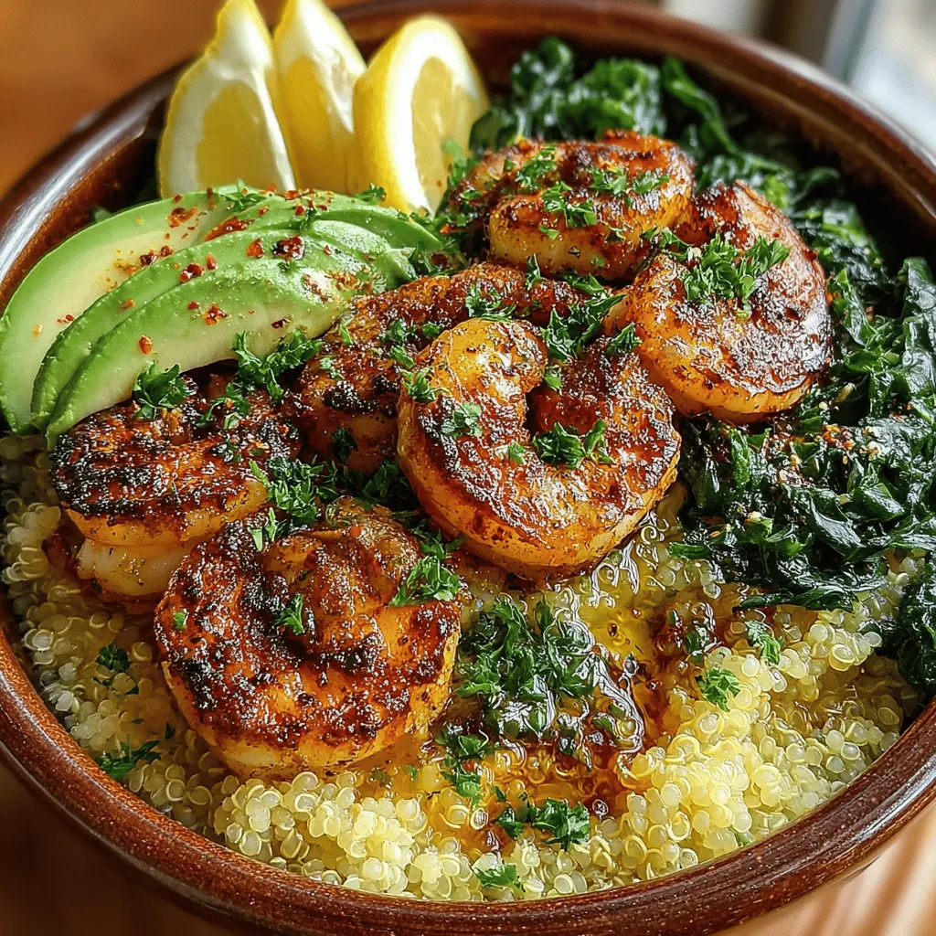 Zesty Lemon Garlic Shrimp & Quinoa Bowls are a vibrant and nutritious dish that combines the succulent flavors of shrimp with the wholesome goodness of quinoa. This recipe is perfect for those who appreciate light, healthy meals that can be prepared in a flash, making it an ideal choice for busy weeknights or meal prepping for the week ahead. With its refreshing lemony zing and savory garlic notes, this dish caters to a variety of dietary preferences, appealing to both seafood lovers and health-conscious eaters alike. At the heart of this recipe are its main ingredients: quinoa, shrimp, garlic, and lemon, each contributing to a delightful balance of flavor and nutrition.