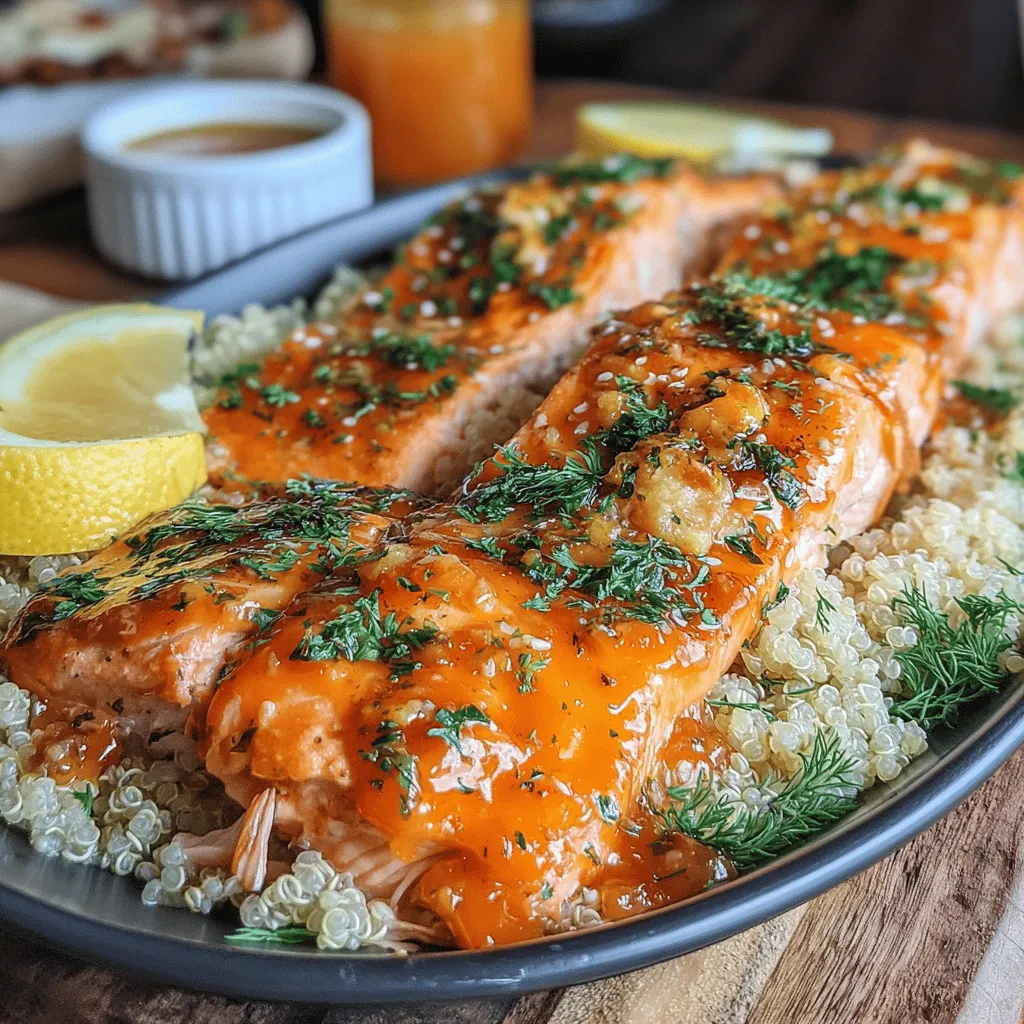 Zesty Lemon Herb Salmon with Quinoa is a vibrant and flavorful dish that brings together the freshness of lemon, the richness of salmon, and the nutty goodness of quinoa. This delightful meal is perfect for a weeknight dinner or a special occasion, offering a burst of flavors that will tantalize your taste buds.