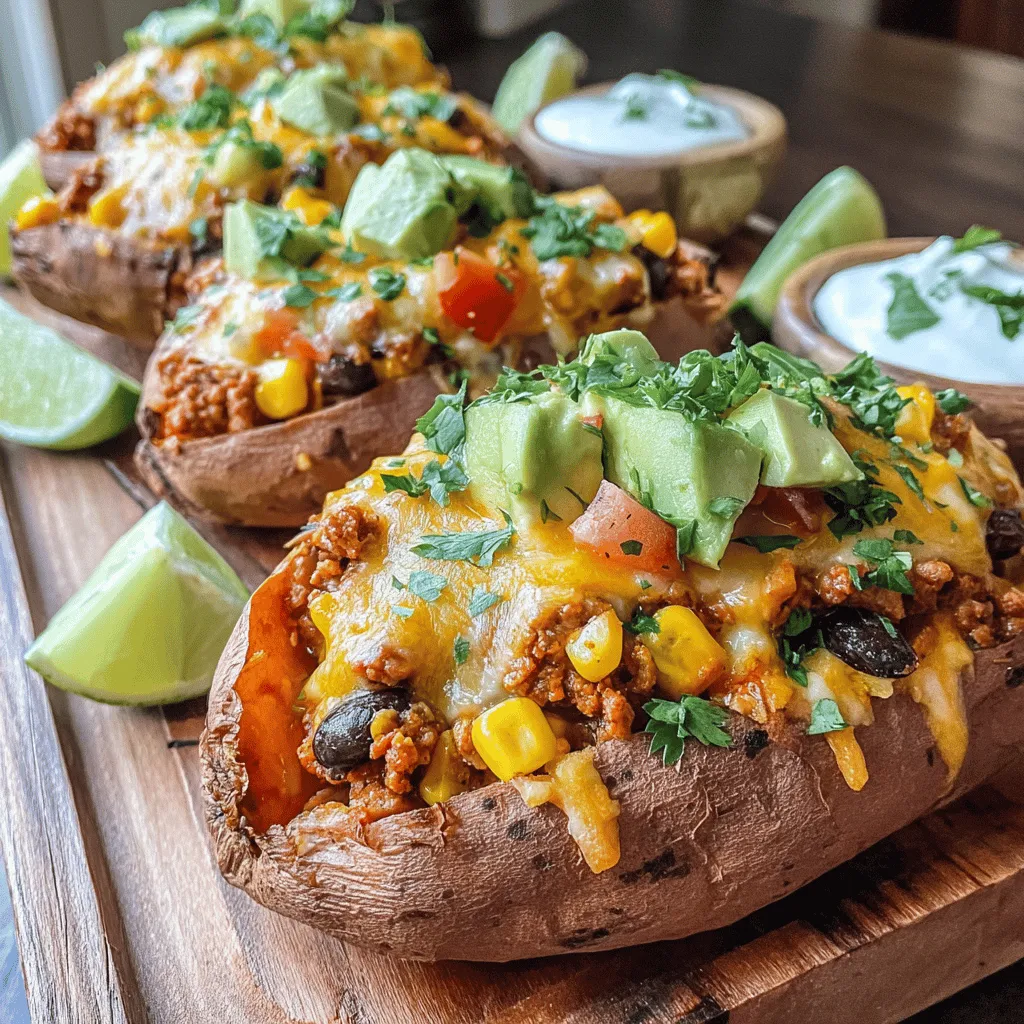 Taco Stuffed Sweet Potatoes are a delicious and nutritious meal option that perfectly combines the flavors of traditional tacos with the wholesome goodness of sweet potatoes. This dish is not only satisfying but also packed with essential nutrients, making it a great choice for any time of the day.