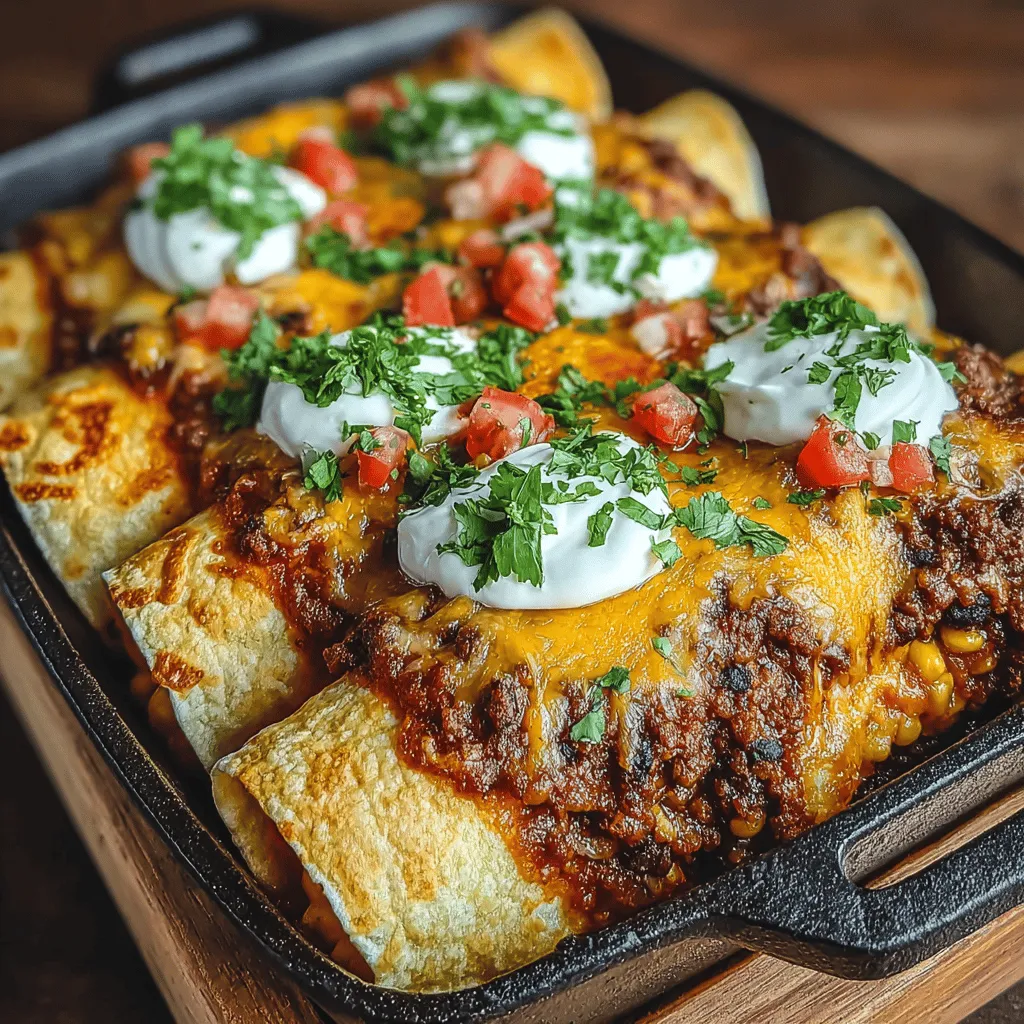 Turkey & Bean Fiesta Enchiladas are a delightful fusion of taste and nutrition, making them a perfect choice for families and gatherings. With ground turkey and beans as the star ingredients, this dish not only offers a rich and satisfying meal but also provides a healthier twist compared to traditional enchiladas. The vibrant flavors of Mexican cuisine shine through in this recipe, showcasing the versatility of ground turkey, which is a lean source of protein, and black beans, celebrated for their fiber content.