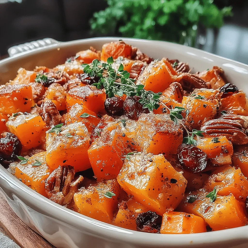 Spiced Cranberry-Pecan Butternut Bake is a delightful dish that brings together the rich flavors of autumn in a single, comforting recipe. The combination of sweet butternut squash, tart cranberries, and crunchy pecans creates a perfect harmony that’s both satisfying and nutritious. This dish is not only visually appealing with its vibrant colors but also offers a medley of flavors that will elevate any meal.